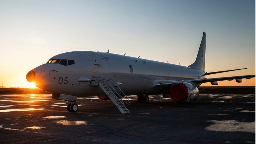 In pictures: RAF Poseidons soar over North Atlantic on Iceland